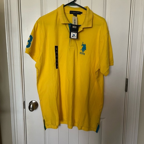U.S. Polo Assn. Other - U.S. Polo Assn. Yellow Polo Shirt slim fit